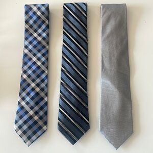 Bundle of 3 Stafford Men’s Premium Silk Ties Tailored Culture